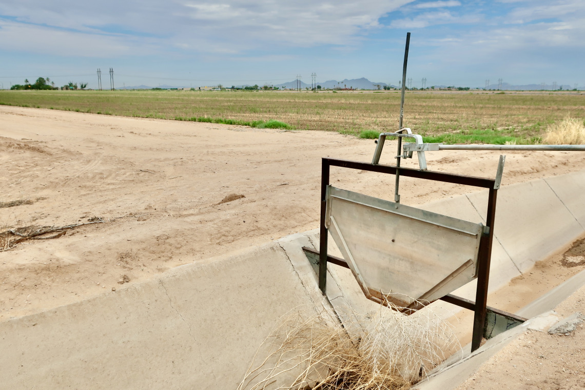 Pinal County irrigation ditch