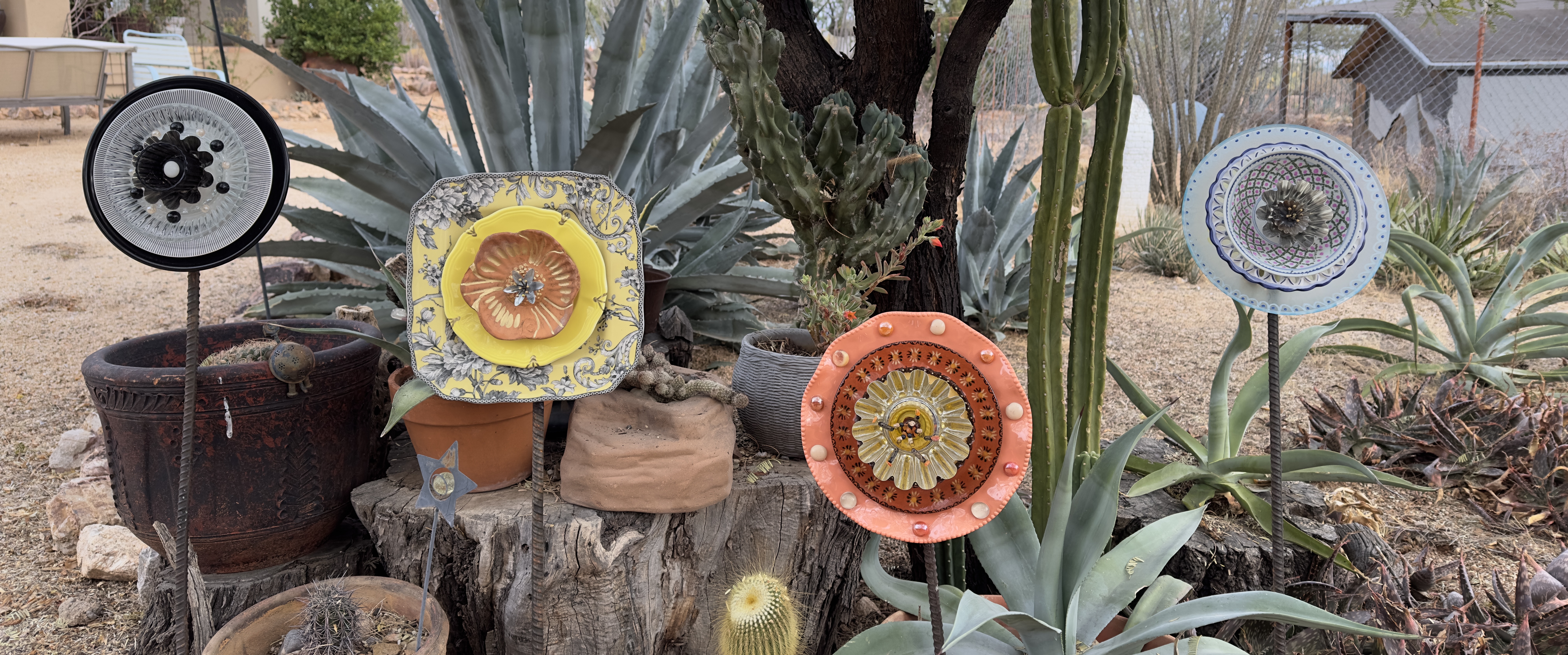 Yard Art Flower | UA Cooperative Extension
