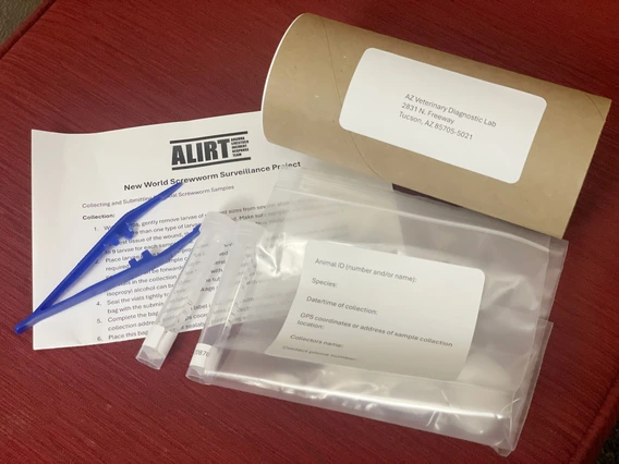 New World Screwworm collection kit