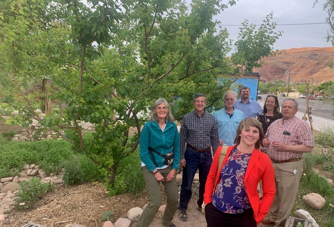 SWAAN at corner food forest in Moab, UT. Image credit: Chris Jones