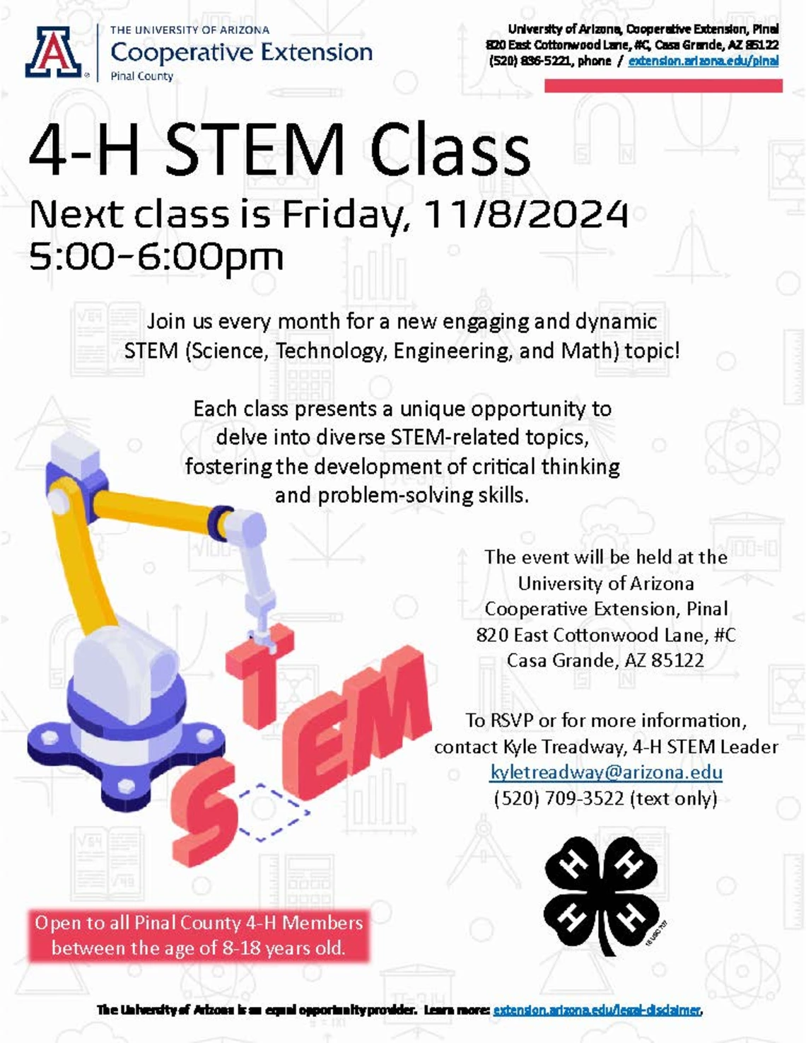 STEM Class Flyer