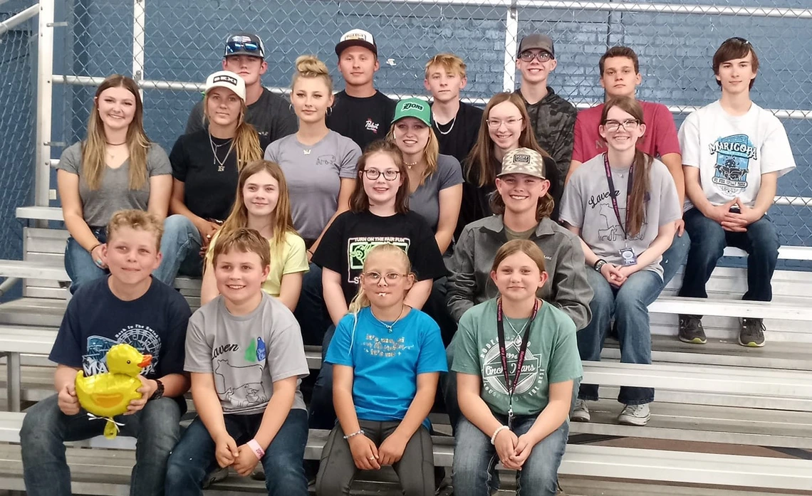 4-H kids group photo