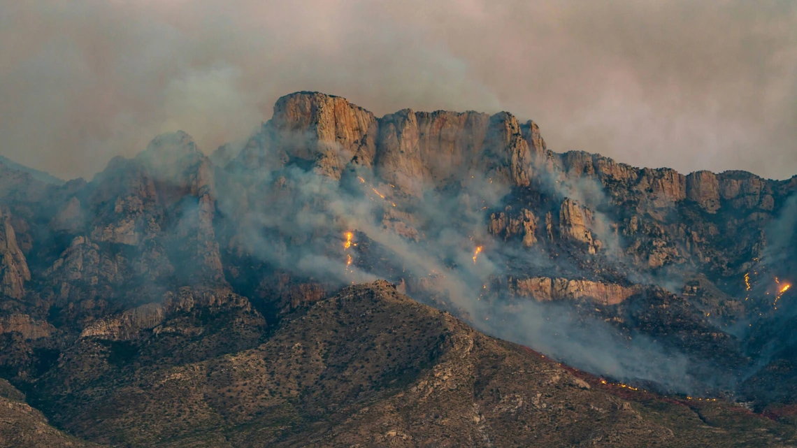 Big Horn fire Santa Catalina Mountains in Tucson Arizona