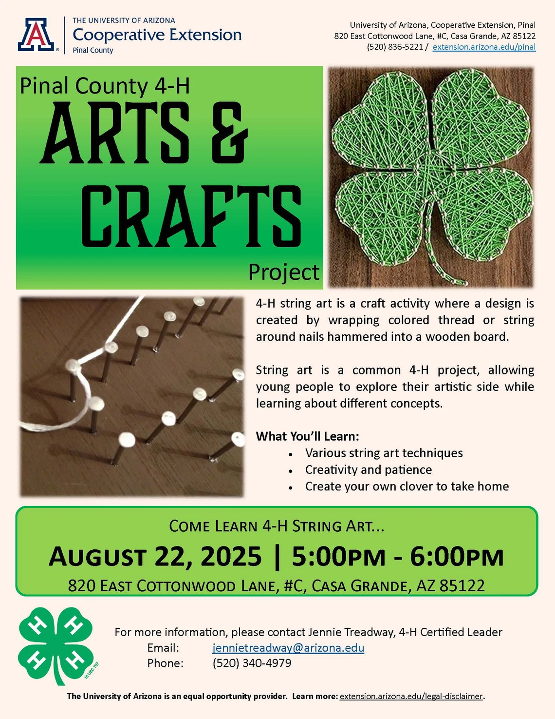 Arts & Crafts Flyer
