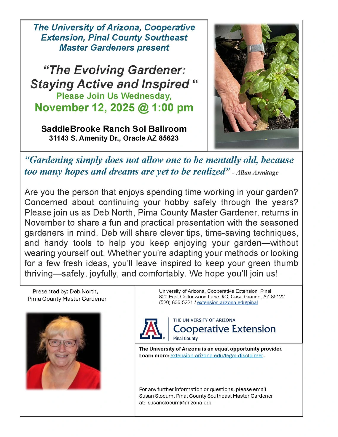 Master Gardener Flyer
