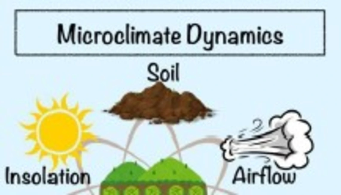 Graphic of soil, sun and air