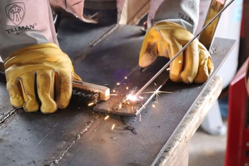 Closeup of welding