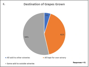 Illustration of Desitnation of Grapes Grown