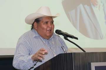 Photo of Tohono Oodham tribal chairman Verlon Jose