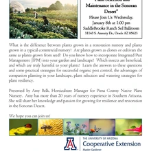 Master Gardener Flyer