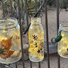 Pressed Flower Lanterns