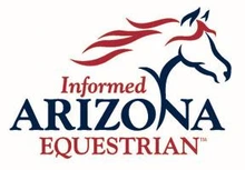 Informed equestrian logo