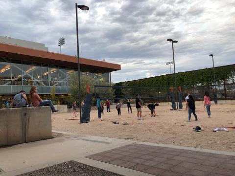 Beach Volleyball at the Rec Center