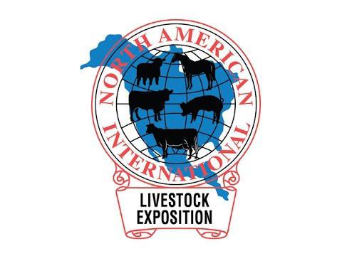 the NAILE logo shows a map of North America overlaid by the silhouettes of several breeds of livestock